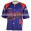 Custom stitching wholesale sublimated baseball jersey tackle twill