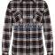 Men's Autumn Long Sleeve Plaid Checked Flannel Shirt