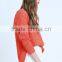 Branded Ladies see-through loose pullover free crochet sweater pattern with custom wholesale