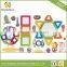 52pcs Promotional christmas amazing 3D ABS plastic magnetic building blocks toys for kids