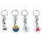 caddy coin keychain trolley coin keychain