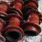 Steel plastic tailing conveying pipe