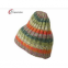 Green Rainbow Woman's Multi Beanie Winter Hats With Pure Acrylic