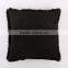 YR346 Real Rabbit And Raccoon Fur Sofa Pillow Case Cover Customized Made