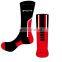 custom stylish cheap high basketball socks