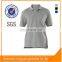 China Factory OEM Grey color 100% Cotton uniform polo shirt