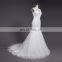 latest gowns designs white lace v-back sexy wedding dress bridal gown 2017