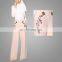 Pluse size muslim cullote pants newest islamic embroidery trousers