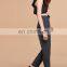 Summer Women Casual Slim Fit Trousers Black Pants(KKZ050901)
