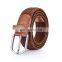 factory wholesale elastic unisex woven belt with buckle
