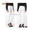 White elastic cotton tight jeans Women's jeans regardless of season