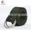 Garment Accessories of Military Cotton Webbing Man's Waist safety Metal Belt with GG Buckle Belt