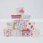Ice cream paper cups with decorative picks