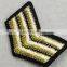 Gold lurex Symbol applique iron on shoulder patch