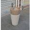 G682 Granite Pedestal Sinks,Yellow Granite Wash Basins, Nature Stone Bathroom Sinks