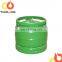 6KG portable empty lpg gas cylinder gas bottles with valve