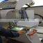Double head upvc pvc profile window cutting saw machine