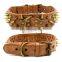 Wolf Teeth Sharp Rivet Pet PU Collar Leash Training Dog Pulling Rope Pet Neck Chain Pet Supplies