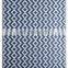 Aztec Aqua Blue Reversible Picnic and Beach Area Rug, Perfect for Patio, Camping, Beach