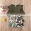 Girls Spring Clothing Sets Fashion 2Pcs Kid Girls Camouflage Outfit Sets Casual Baby Girls Clothes Sets