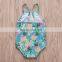 2019 summer Kids Baby Swimwear Bikini Girls Green Pineapple Bikini Swimwear Sling Swimming Costume Swimsuit