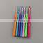 Knitting tool sweater needle alumina plastic handle color crochet hooks with opp bag