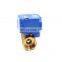 Tianjin valve CWX-25S DN32 24v female-male thread mini brass eletrionic valve in swimming pool, household