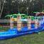 Inflatable Tropical Water Slides Backyard Blow Up Long Slip and Slide Water