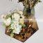 Octagon Mirror Centerpiece Decoration Wedding Candle Plate