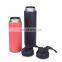Large capacity custom stainless steel 700 ml drinking bottle vacuum flask with lift ring