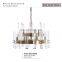 antique brass contemporary clear crystal chandelier pendant lights for home lighting decoration