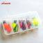 Wholesale Metal Trout Spoon Bait Set 10PCS Assorted Spinner Fishing Lure Tackle Set Kit Box