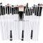 20pcs Custom Professional Foundation Eyebrow Eyeliner Brushes Cosmetic Concealer Eyeshadow Brushes Eye Makeup Brush Set