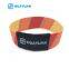 Promotional Custom Logo 13.56MHz HF RFID bracelet Chip Elastic X-band