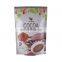 Resealable Smell proof food grade flat bottom coffee bean packaging bags with valve and aluminum foil