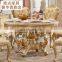 Hot sale dining table set Classic design Royal dining tables dining chairs