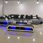 Italian LED light sofa set furniture living room sofas