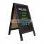 Low Price Wind Resistant Solid Wood Frame Chalk Board Stand