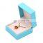 Custom Luxury Elegant Paper Cardboard Jewelry Packaging Box With Hot Stamping Logo