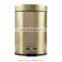 Brass Gold painting waste bin for hotel