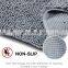 Wholesale popular chenille 3 pcs bath mat set non slip bath room mat sets