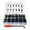 Auto parts hot sale best quality 240pcs Box clip 6.3-10 mm nylon bumper fastener rivet for Honda Toyota Nissan Mazda