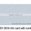 Smart chip card
