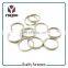 Wholesale Great Quality Metal Big Size Nickel Plated Bulk Split Ring