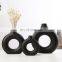 New Product Nordic Ins Creative Ceramic Circles Vase Hydroponics Vase For Wedding Table Decor Decorations For Home