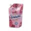 wholesale nylon washing power packaging free standing liquid plastic laundry detergent bag spout pouch with cap