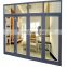 Australia standard exterior tempered glass aluminum folding door for home