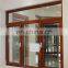 Euro frame profiles hinged white double glazed aluminum casement windows price