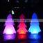 outdoor Christmas tree led sculpture light /rechargeable holiday PE plastic led tree star snow garden solar decoration lights
