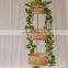 Hot Selling 3 Tiers Round Seagrass Hanging Fruit Seagrass Basket Decor Storage Basket Cheap Wholesale